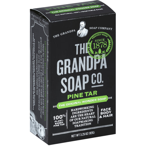 Grandpa's Pine Tar Bar Soap, 3.25 oz (92 g) Bars