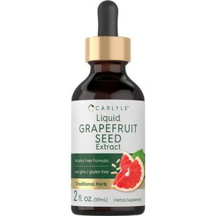 Grapefruit Seed Liquid Extract Alcohol Free, 2 fl oz (59 mL) Dropper Bottle