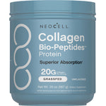 NEOCELL Collagen Bio-Peptides Protein Powder, 20 oz (567 g), 20G Collagen Per Serving, Grassfed, Unflavored, Superior Absorption.