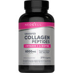 Grassfed Collagen Peptides  + C & Biotin, 6000 mg, 270 Tablets