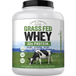 GrassFed Whey Protein (Unflavored & Unsweetened), 5 lbs (2.26 kg) Bottle