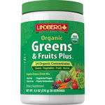 Greens & Fruits Plus Organic, 9.5 oz (270 g) Bottle