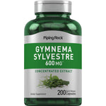 Gymnema Sylvestre 600 mg with 200 quick release capsules in a concentrated extract.