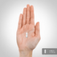 A white capsule measuring 0.842 inches (2.139 cm) in length.