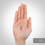 Capsule shown on a hand scale measures 0.917 inches (2.329 cm) as part of a bulk scale demonstration.
