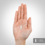 A hand holding a capsule measuring 0.752 inches (1.910 cm).