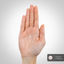 A Methylcobalamin lozenge rests on an open hand, measuring 0.313 inches (0.794 cm).