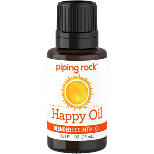 Happy Essential Oil Blend (GC/MS Tested), 1/2 fl oz (15 mL) Dropper Bottle