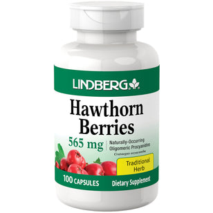 Hawthorn Berries, 565 mg, 100 Capsules