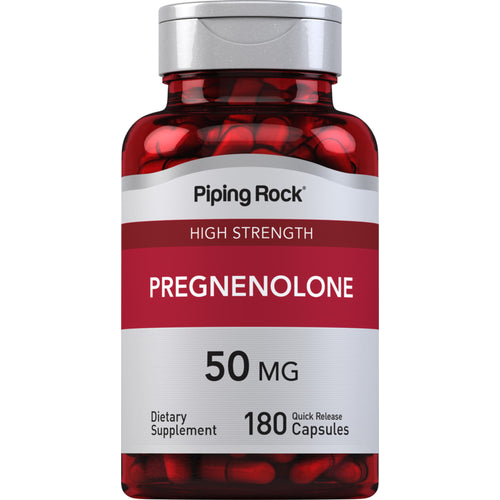 High Strength Pregnenolone, 50 mg, 180 Quick Release Capsules