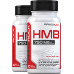 Image of HMB 750 mg per serving, featuring 90 Quick Release Capsules for nutritional support.