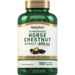 Horse Chestnut (Standardized Extract), 600 mg (per serving), 180 Quick Release Capsules