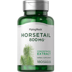 Horsetail 800 mg concentrated extract, herbal supplement with 180 quick release capsules.