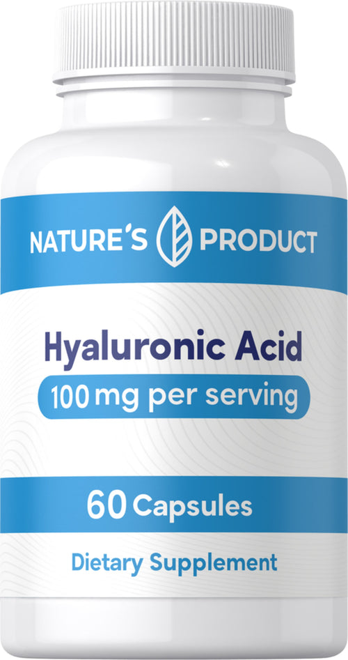 Hyaluronic Acid, 100 mg (per serving), 60 Capsules