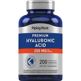 Hyaluronic Acid, 250 mg (per serving), 200 Quick Release Capsules