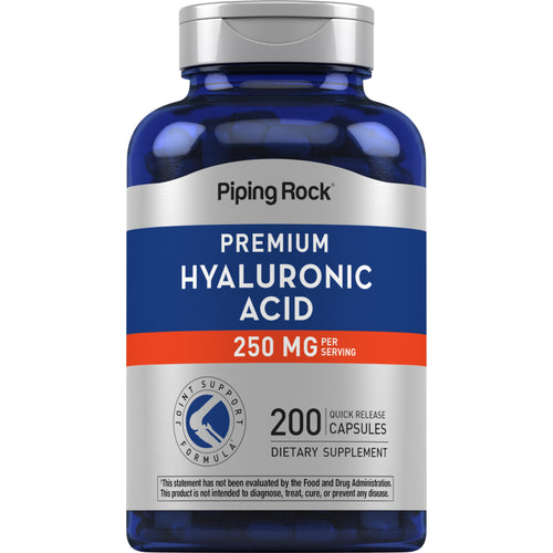 Hyaluronic Acid, 250 mg (per serving), 200 Quick Release Capsules
