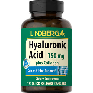 Hyaluronic Acid Plus Collagen, 150 mg, 120 Quick Release Capsules