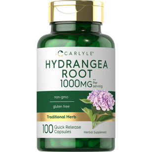 Hydrangea Root, 1000 mg (per serving), 100 Quick Release Capsules