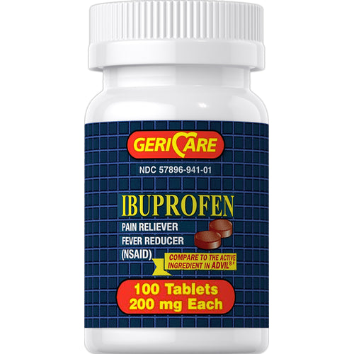 Ibuprofen 200 mg, Compare to Advil , 100 Tablets