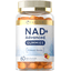 NAD+ Advanced Gummies in peach flavor, 60 vegan gummies per bottle.