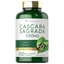 Carlyle Cascara Sagrada 450 mg capsules in a 250-count bottle, quick release formula for digestive support.