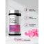 Biotin Ca AKG Collagen bottle with icons indicating Gluten & Wheat Free, Milk & Lactose Free, no artificial colors, NON-GMO.
