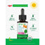 Probiotic bottle with icons indicating Non-GMO, Gluten Free, Milk Free, Soy Free, No Artificial Additives, USDA Organic.
