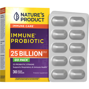 Immune Probiotic Go Pack, 25 Billion CFU, 30 Vegan Capsules