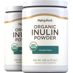 Inulin Powder (Organic), 15 oz (425 g) Bottles, 2  Bottles