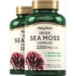 Irish Sea Moss Complex with Bladderwrack & Burdock Root, 2250 mg (per serving), 170 Quick Release Capsules, 2  Bottles