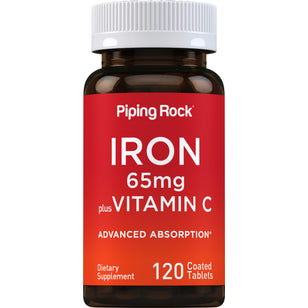 Iron + Vitamin C, 120 Coated Tablets