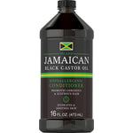 A bottle of Jamaican Black Castor Oil Hypoallergenic Conditioner, 16 FL. OZ. (473 mL).