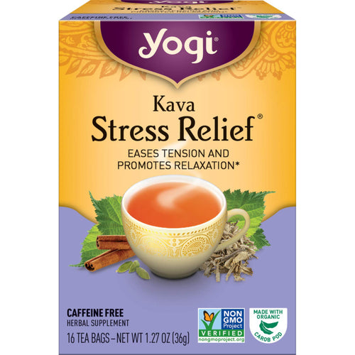 Kava Stress Relief Tea, 16 Tea Bags