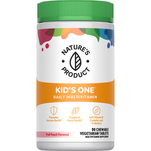 Kid’s One Multivitamin (Fruit Punch), 90 Chewable Tablets