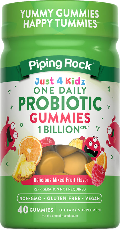 Kids Probiotic Gummy, 1 Billion CFU, 40 Vegan Gummies
