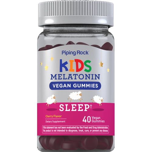 Kids Sleep Melatonin (Cherry), 40 Vegan Gummies