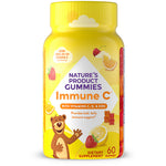 Kids Vitamin C Immune Gummies  Zinc + D, 60 Gummies