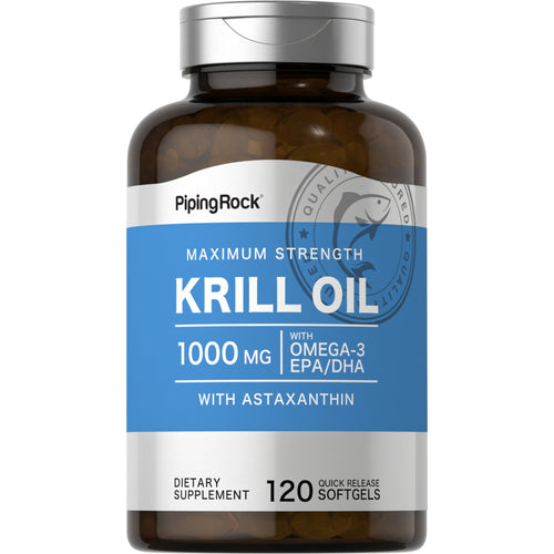 Krill Oil, 1000 mg, 120 Quick Release Softgels