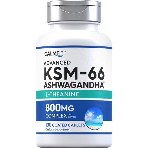 KSM-66 Ashwagandha, 800 mg (per serving), 100 Coated Caplets
