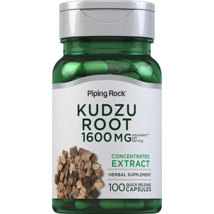 Kudzu Root, 1600 mg (per serving), 100 Quick Release Capsules
