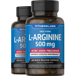 L-Arginine, 500 mg, 100 Capsules, 2  Bottles