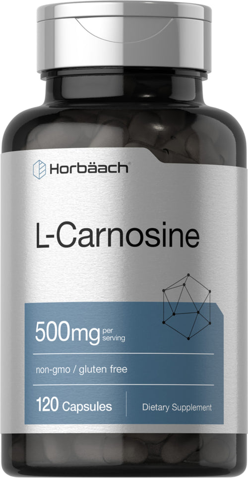 L-Carnosine, 500 mg (per serving), 120 Capsules