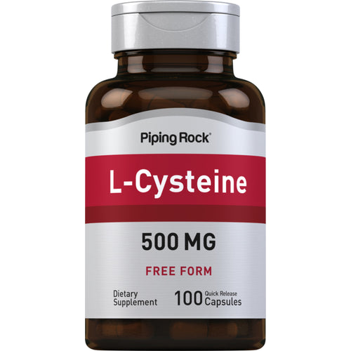 L-Cysteine, 500 mg, 100 Quick Release Capsules