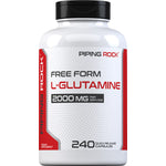L-Glutamine capsules, 2000 mg per serving, 240 quick release capsules.
