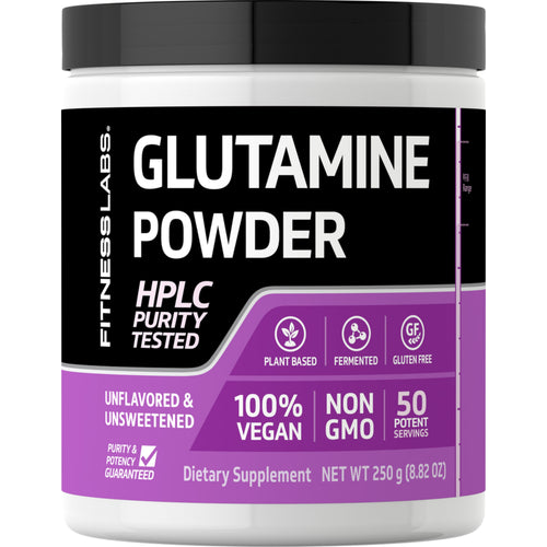L-Glutamine Powder, 5000 mg, 250 g (8.82 oz) Bottle