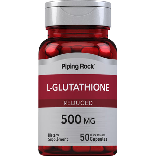 L-Glutathione (Reduced), 500 mg, 50 Quick Release Capsules