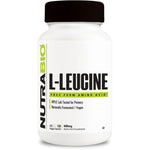 L-Leucine 400mg, 180 Veggie Capsules. Free-form amino acid, HPLC lab tested for potency, naturally fermented and vegan.
