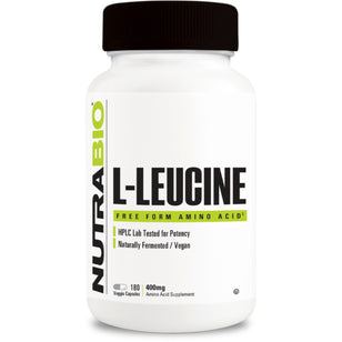 L-Leucine, 400 mg, 180 Veggie Capsules