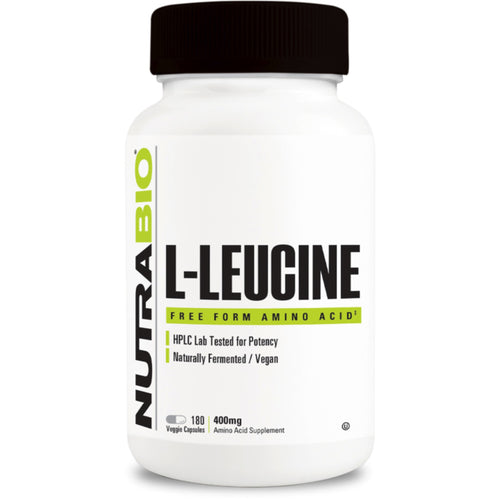 L-Leucine, 400 mg, 180 Veggie Capsules