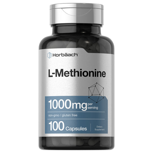 L Methionine, 1000 mg (per serving), 100 Capsules